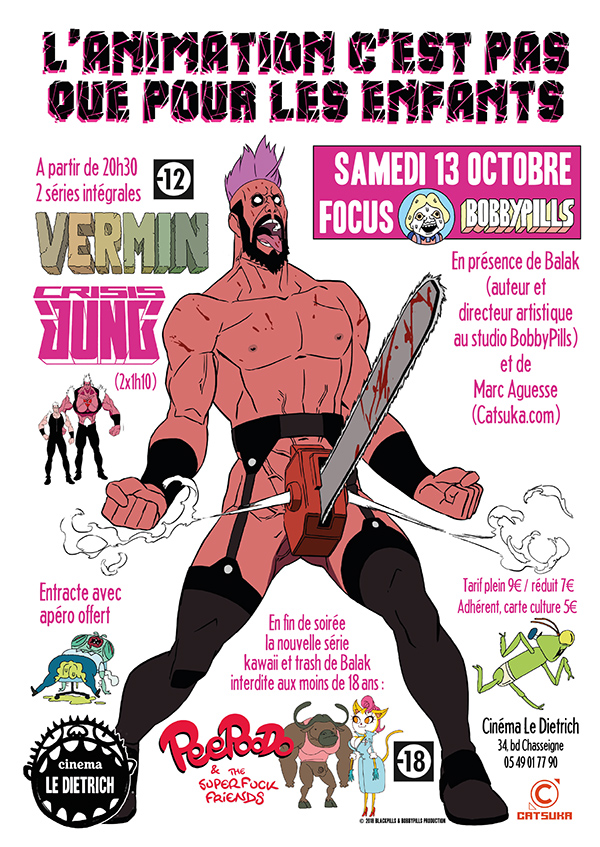 Soirée BobbyPills / Fête du cinéma d'animation