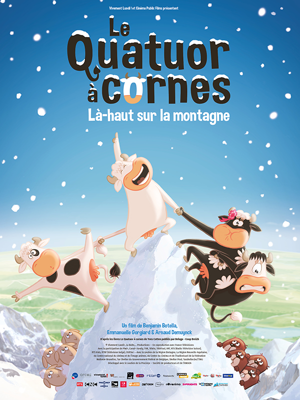 Le quatuor à cornes - là haut sur la montagne